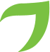 A simple green leaf Allcare logo
